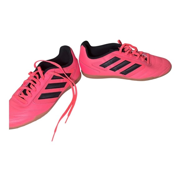 Barbiecore Adidas Super Sala 2 Indoor Soccer Shoes Size 8 Pink Black Gum Sole - Picture 5 of 8
